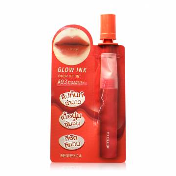 MERREZ'CA GLOW INK COLOUR LIP TINT #03 TIGERLILY