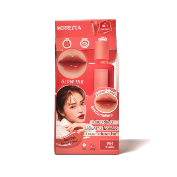 MERREZ'CA GLOW INK COLOUR LIP TINT #04 PUMPKIN